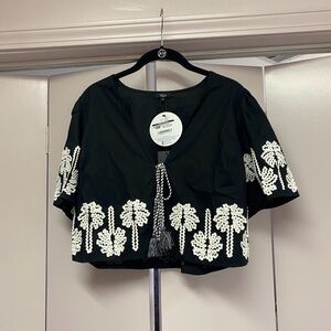 Rails cropped tie top new with tags